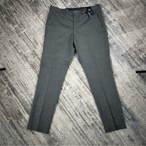 Express Gray Slacks Dress Pants Womens 31x32 Slim Fit NWT